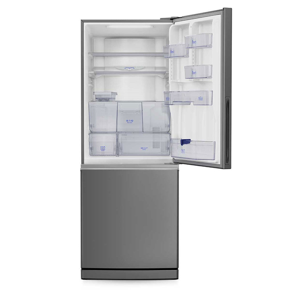 Miniatura Geladeira Panasonic Frost Free 2 Portas Inverter NR-BB64PV1XB 460 Litros Aço Escovado - 220V