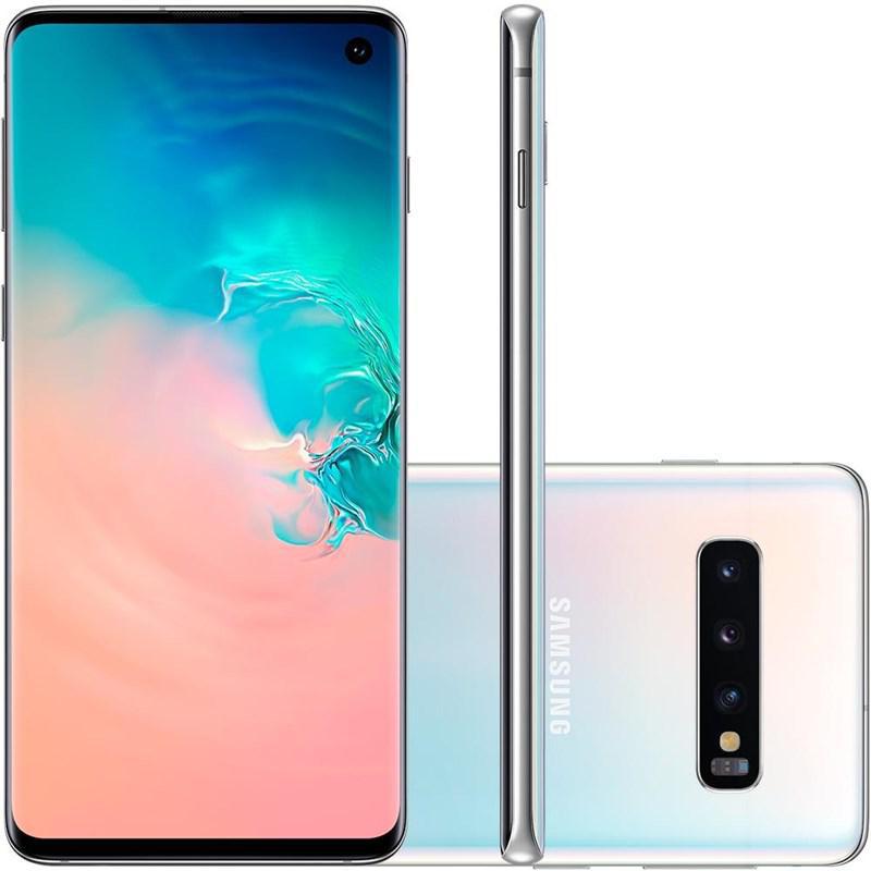 Miniatura Smartphone Samsung Galaxy S10 128Gb Branco Sm-G973F