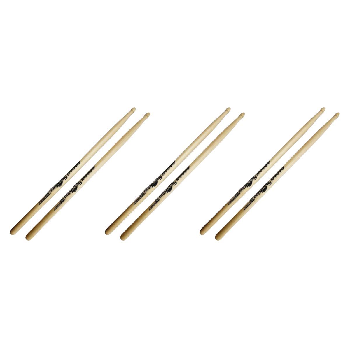 Miniatura Kit 3 Baqueta Spanking Abiurana Par - 7A