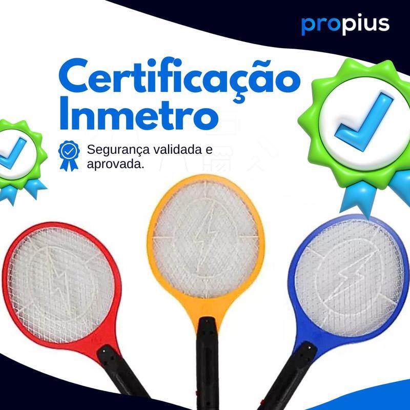 Miniatura Raquete Elétrica Mata Insetos Mosca Pernilongos Carregador