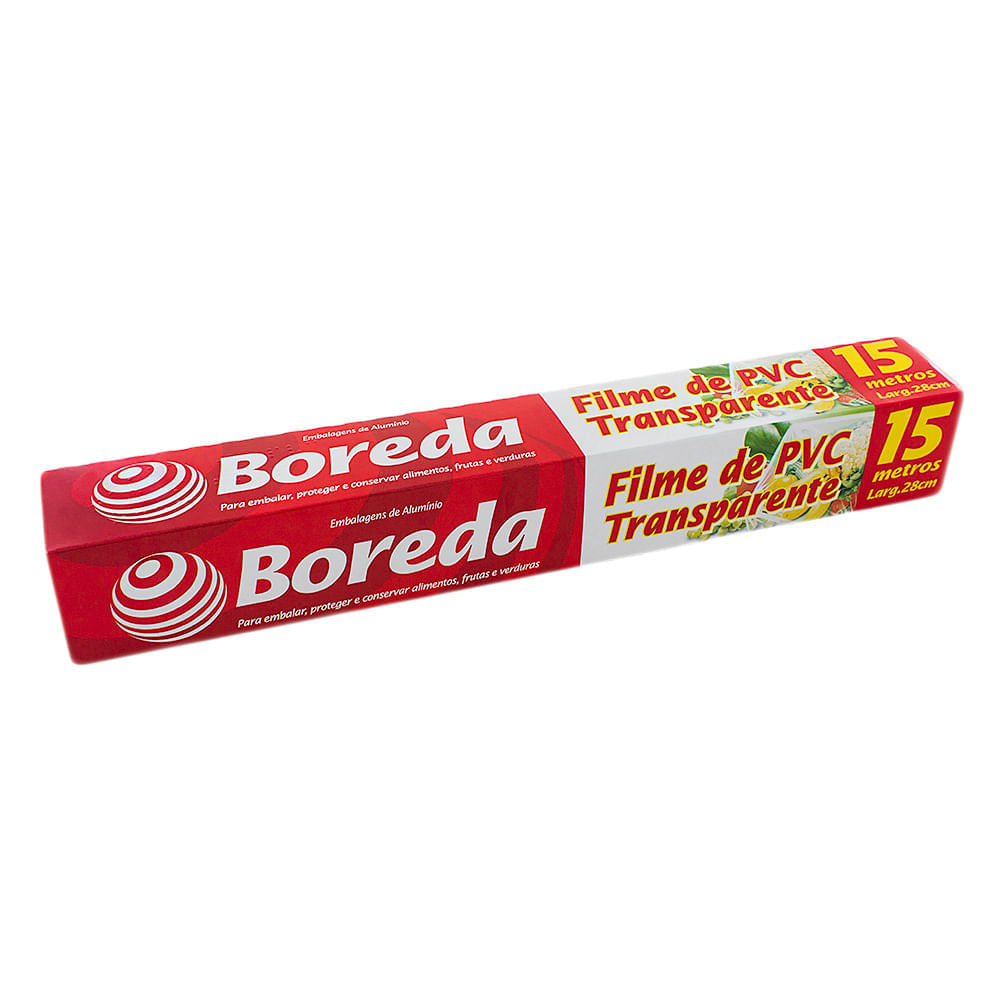 Miniatura Filme de Pvc Boreda Transparente 15m x 28cm