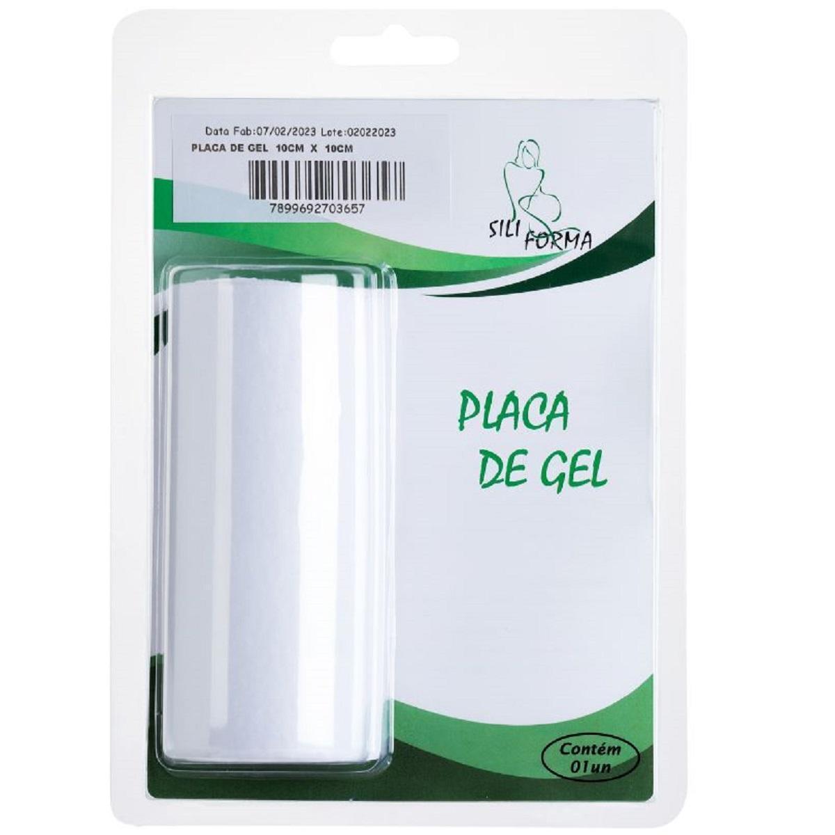 Miniatura Placa De Gel 10X10 Cm Para Cicatriz Hipertrófica E Queloide