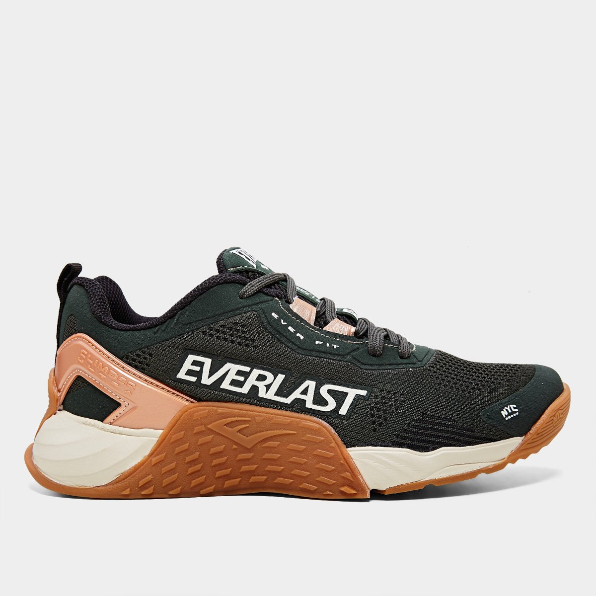 Miniatura Tênis Everlast Climber Ultra Preto+Bege - 35