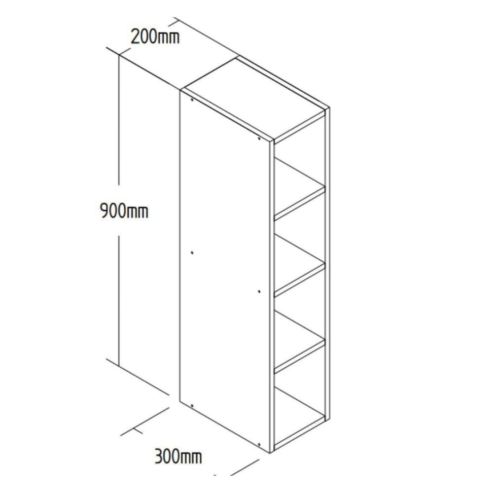 Miniatura Armário Aéreo Adega 70cm Montenegro Decibal Wengue
