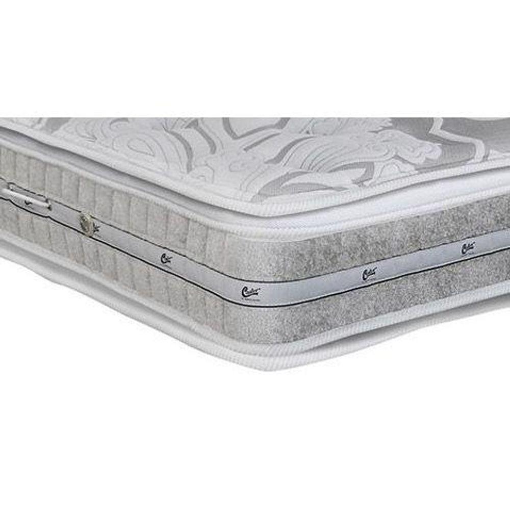 Miniatura Colchão Queen Molas Ensacadas Látex Slx Double Face Pillow Top (158x198x36)