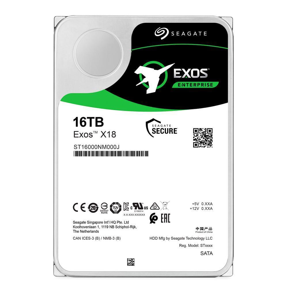 Miniatura Hd Seagate Exos X18 16Tb 7200Rpm Sata Iii St16000Nm000J