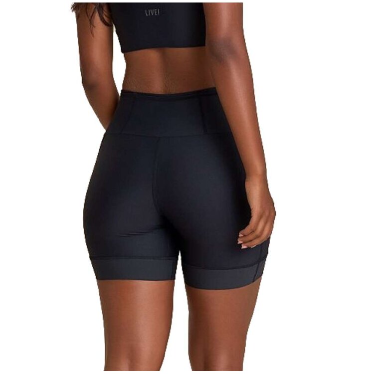 Miniatura Bermuda Live! Six Pockets Run Speed Feminino - Preto - PRETO