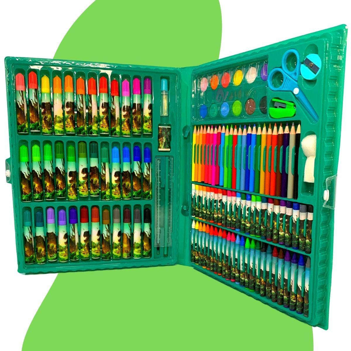 Miniatura Maleta De Pintura Infantil Estojo 150 Peças Para Colorir