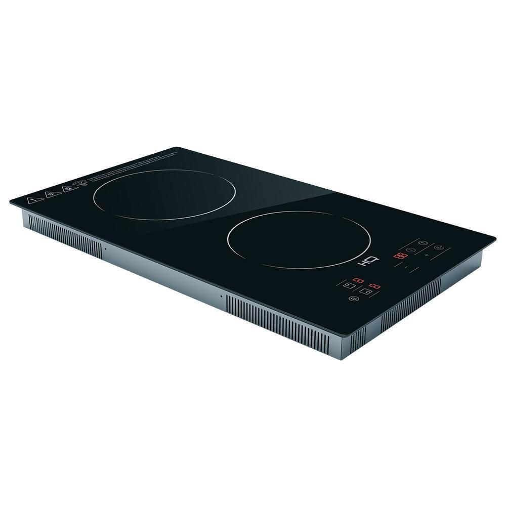 Miniatura Cooktop De Indução Embutir HQ 2 Bocas Painel Touch 3500W Preto HQ-IDE3502 220V