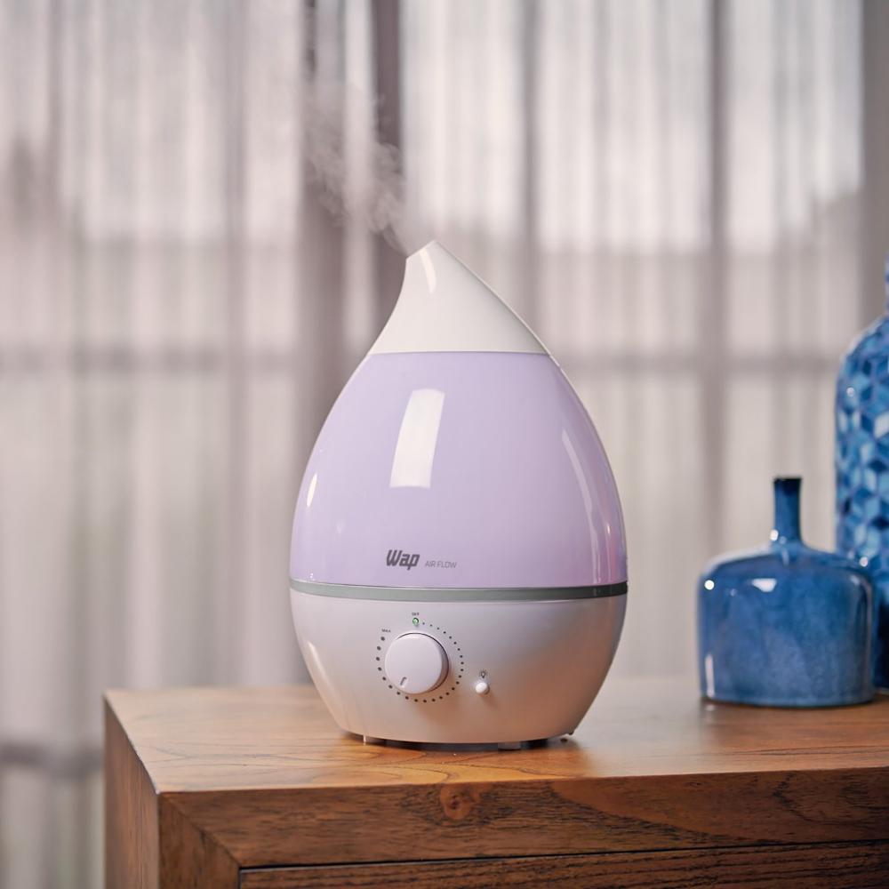 Miniatura Umidificador de Ar e Difusor de Aromas Bivolt com Luminária Air Flow WAP Branco