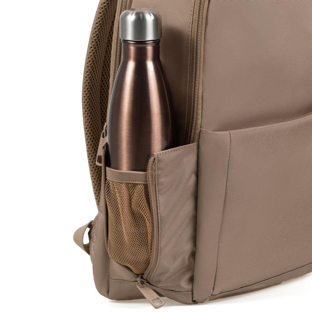 Miniatura Mochila Feminina Executiva Para Notebook Versatille Marrom Marrom