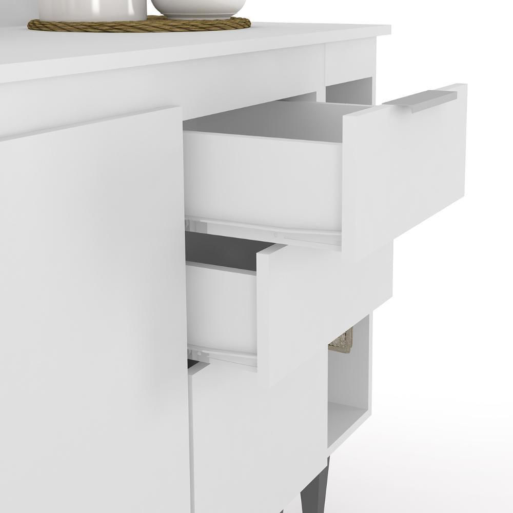 Miniatura Armário De Cozinha Com Tampo Cp08 140cm Pérola Branco Z34 - Mpozenato