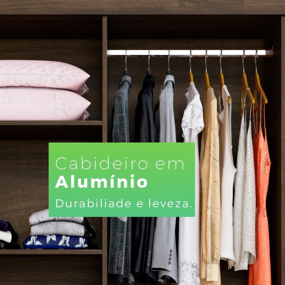 Guarda-roupa Copacabana New 4 Portas Imbuia/Off White