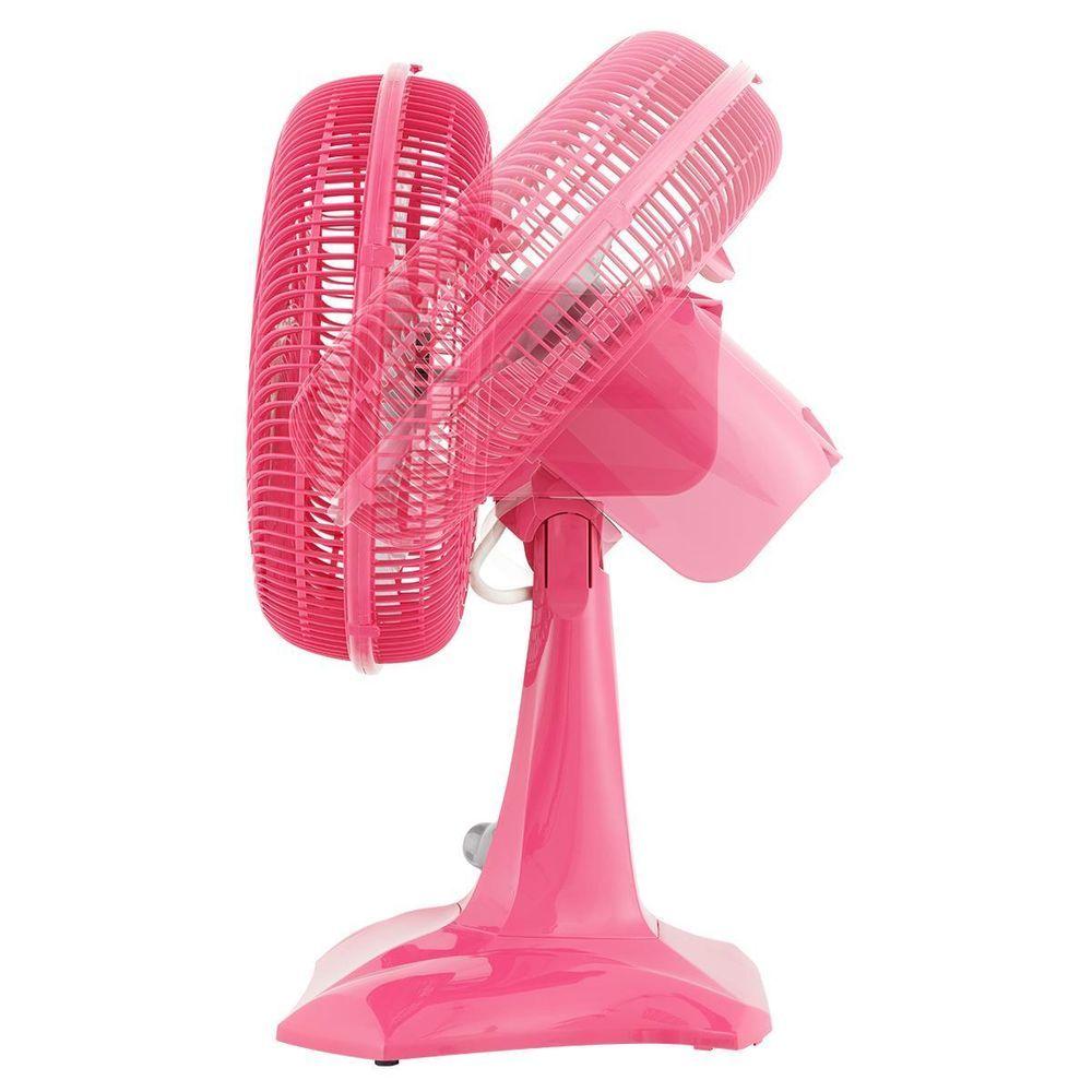 Miniatura Ventilador Britânia Rosa 60w Hélice Com 6 Pás Bvt304 220v