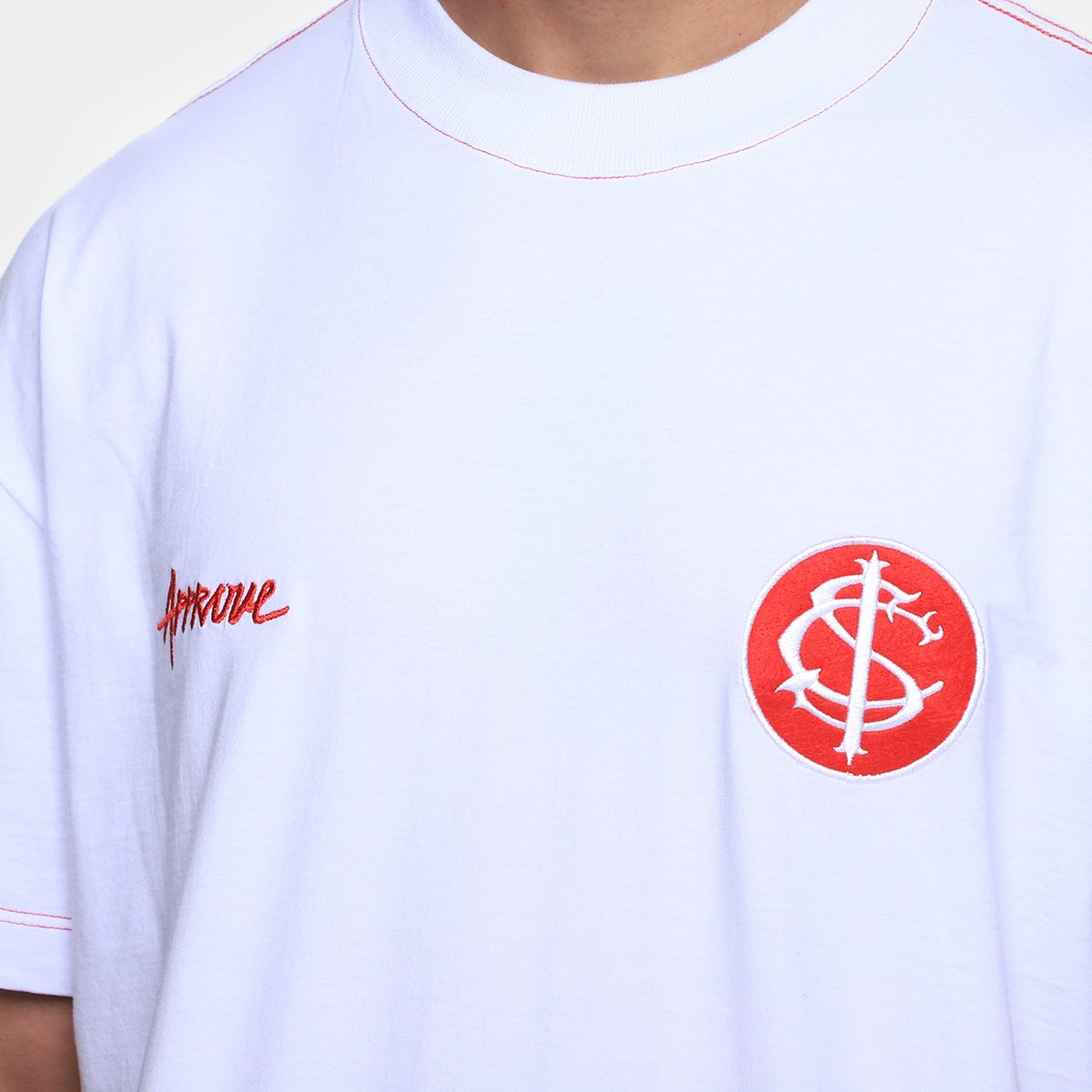 Camiseta Internacional Approve Huge Saci Branco - EGG