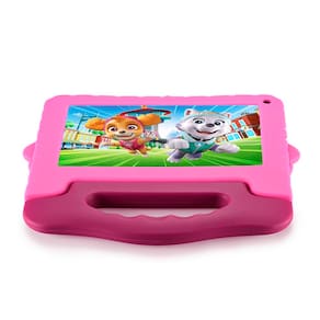 Tablet Infantil 7" Multilaser Patrulha Canina Skye NB422 com Controle Parental, Sistema operacional Android, Wi-Fi e Bluetooth – Preto e Rosa