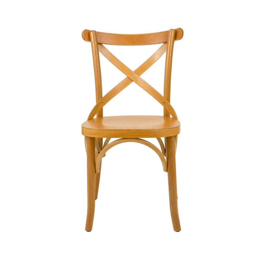 Miniatura Conjunto 4 Cadeiras de Madeira Maciça Tauarí X Texas Nozes