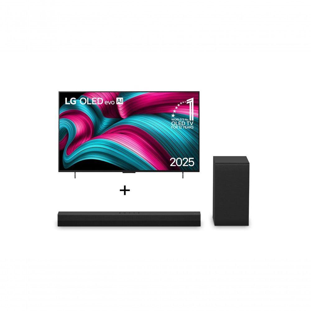 Miniatura Combo Smart TV LG OLED Evo AI C5 48" 2025 + Soundbar S40T 300W RMS, 2.1 Canais, Dolby Digital