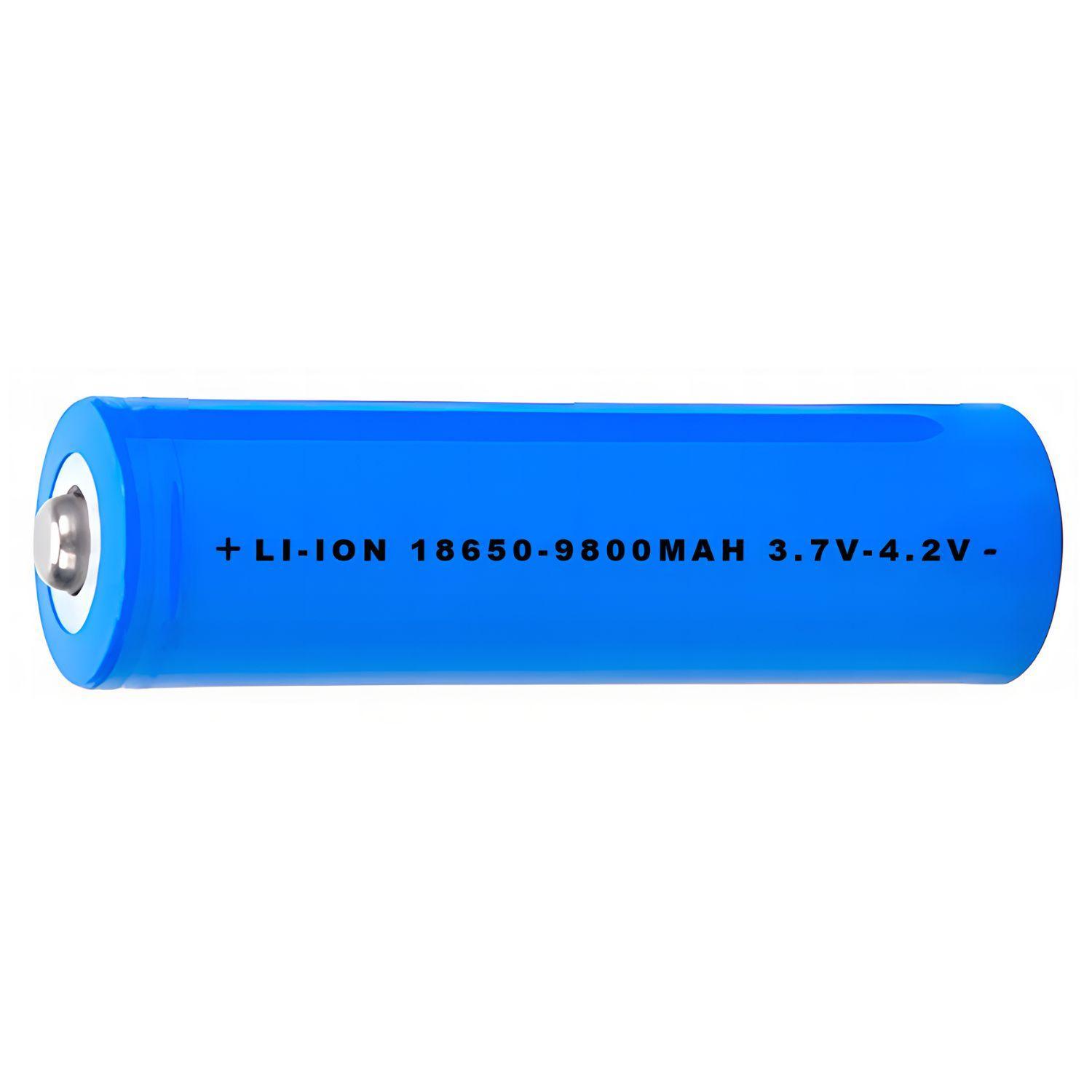 Miniatura Kit 6 Baterias 18650 9800Mah 4.2V Recarregáveis Para Rádios