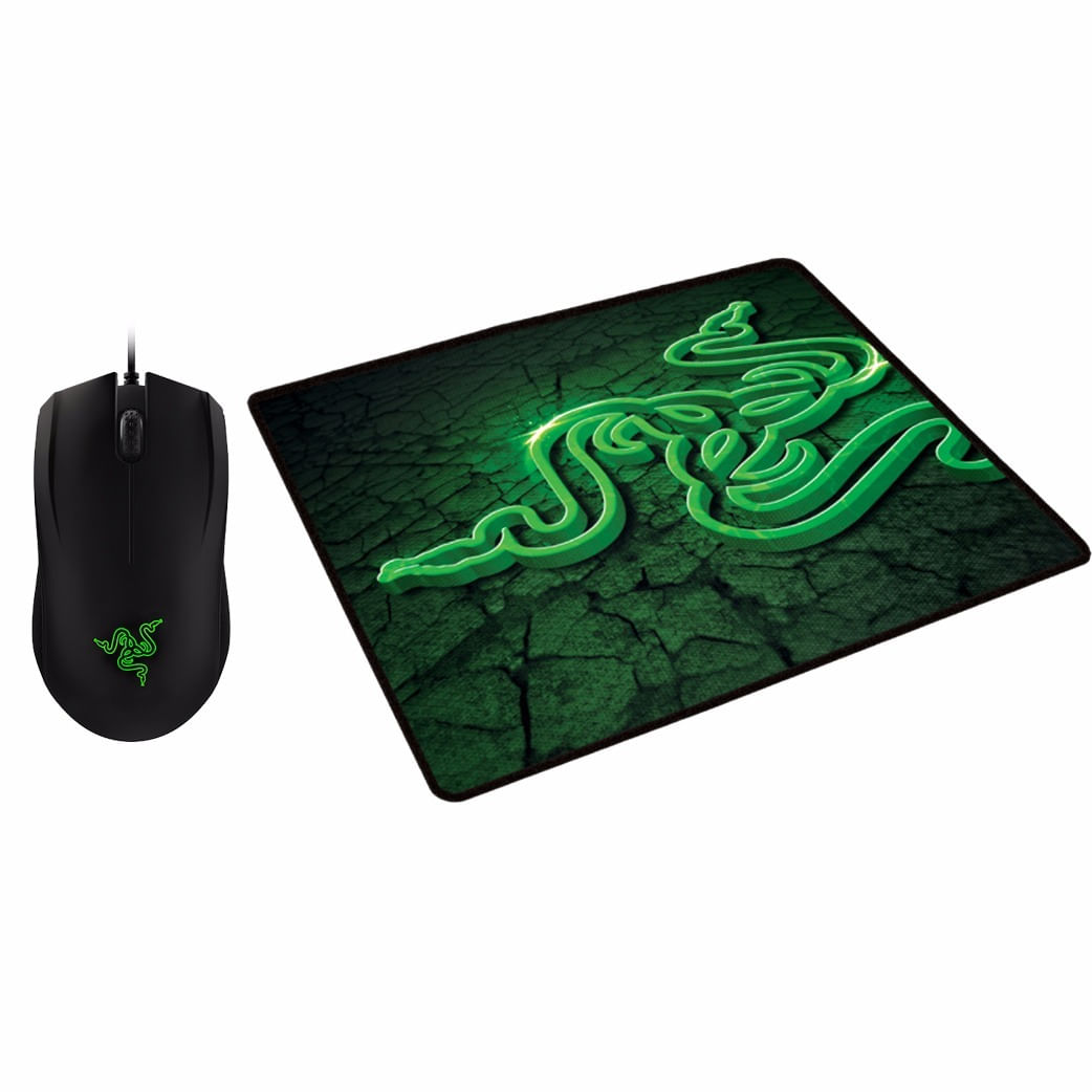 Miniatura Mouse Razer Abyssus 2000 e Mousepad Goliathus Control