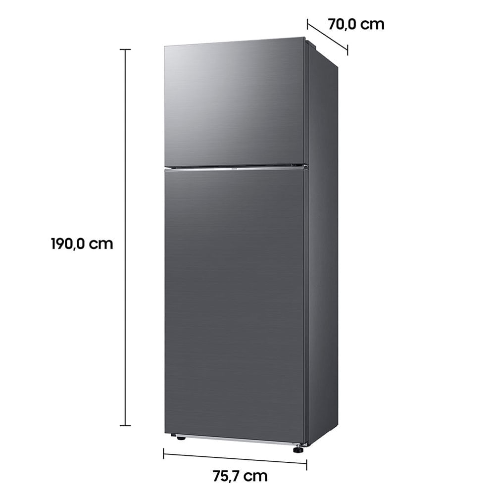 Miniatura Geladeira Samsung Frost Free Duplex Inverter Evolution SmartThings RT53DG6650S9FZ 518 Litros Inox Look - Bivolt