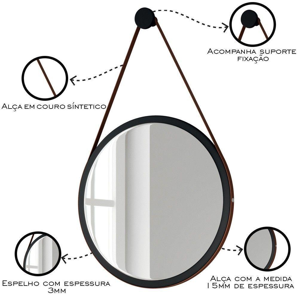 Miniatura Cristaleira Portas De Vidro Rebeca E Espelho Adnet 54cm C05 Off White/freijó - Mpozenato