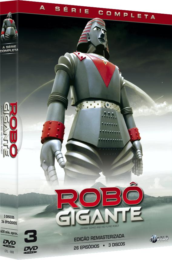 Miniatura DVD Robô Gigante Serie Completa Edição Remasterizada, 3 cd's Japones - 650 Min aprox - Português
