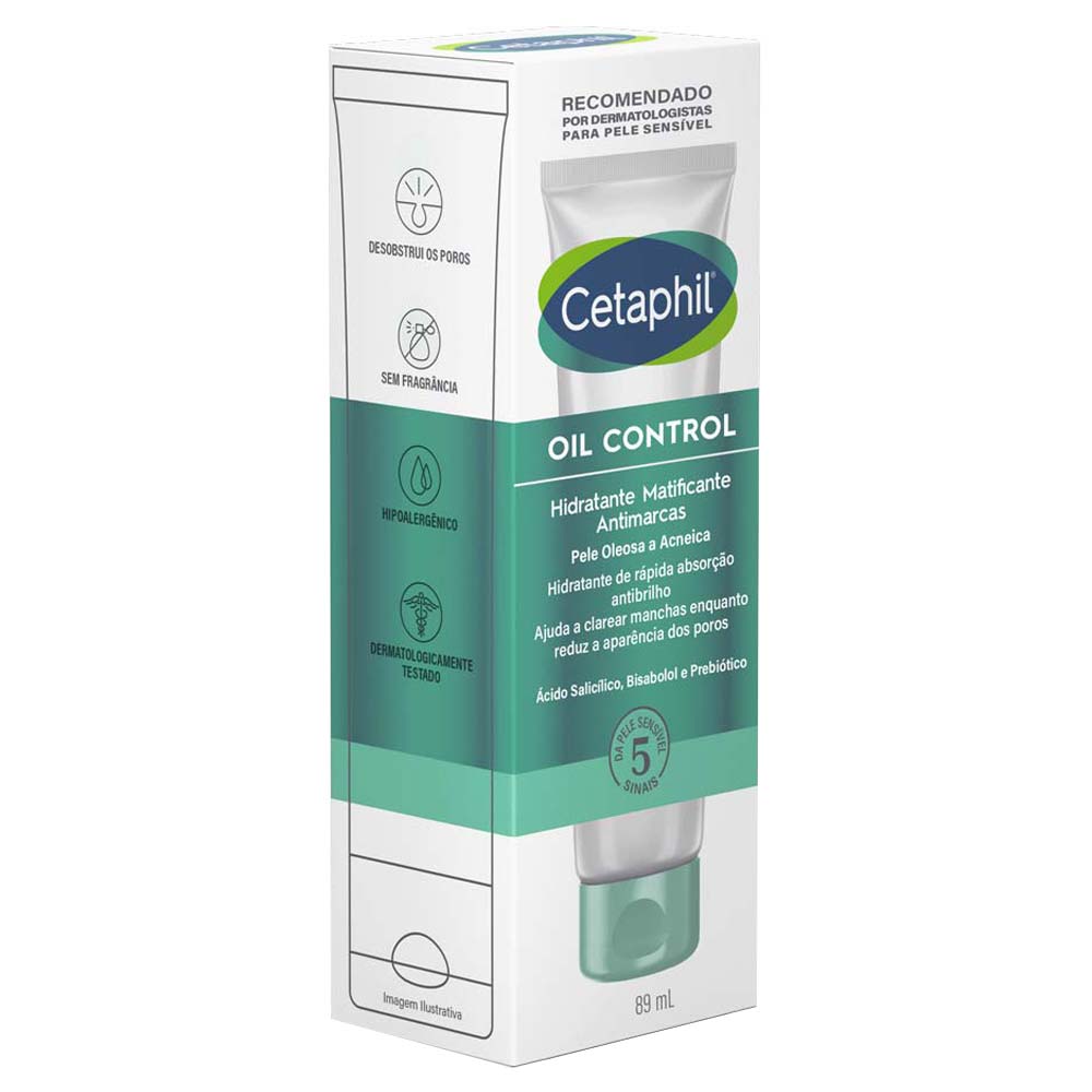 Miniatura Hidratante Facial Clareador Cetaphil - Oil Control 89ml