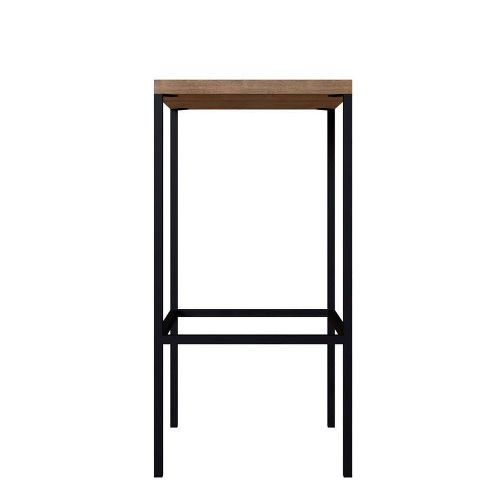 Miniatura Conjunto Mesa Bancada Com 04 Banquetas Alta Steel