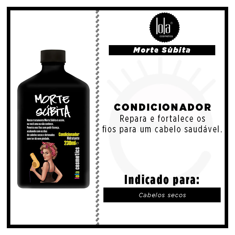 Miniatura Lola Cosmetics Morte Súbita - Condicionador Hidratante 250ml