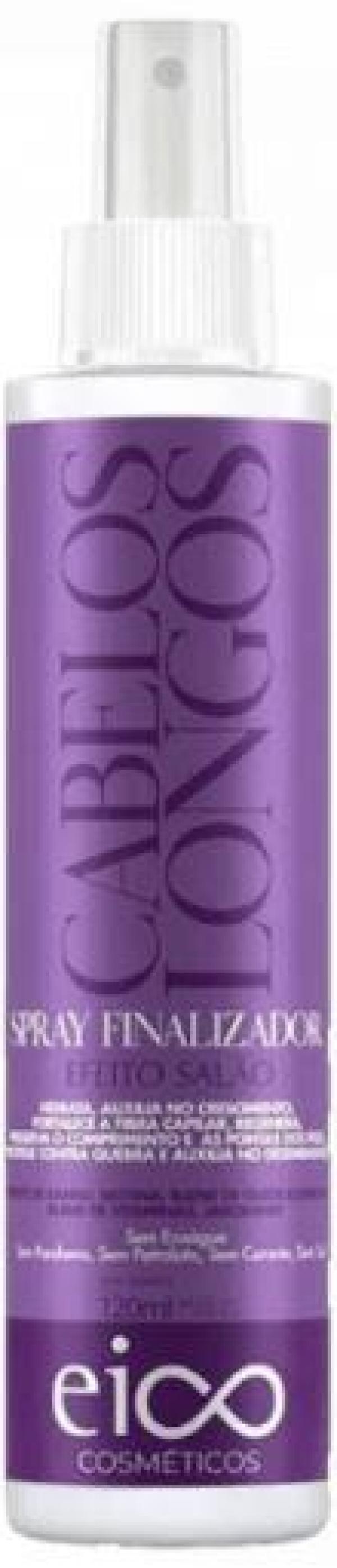 Miniatura Spray Finalizador Eico Cabelo Longos - 120Ml