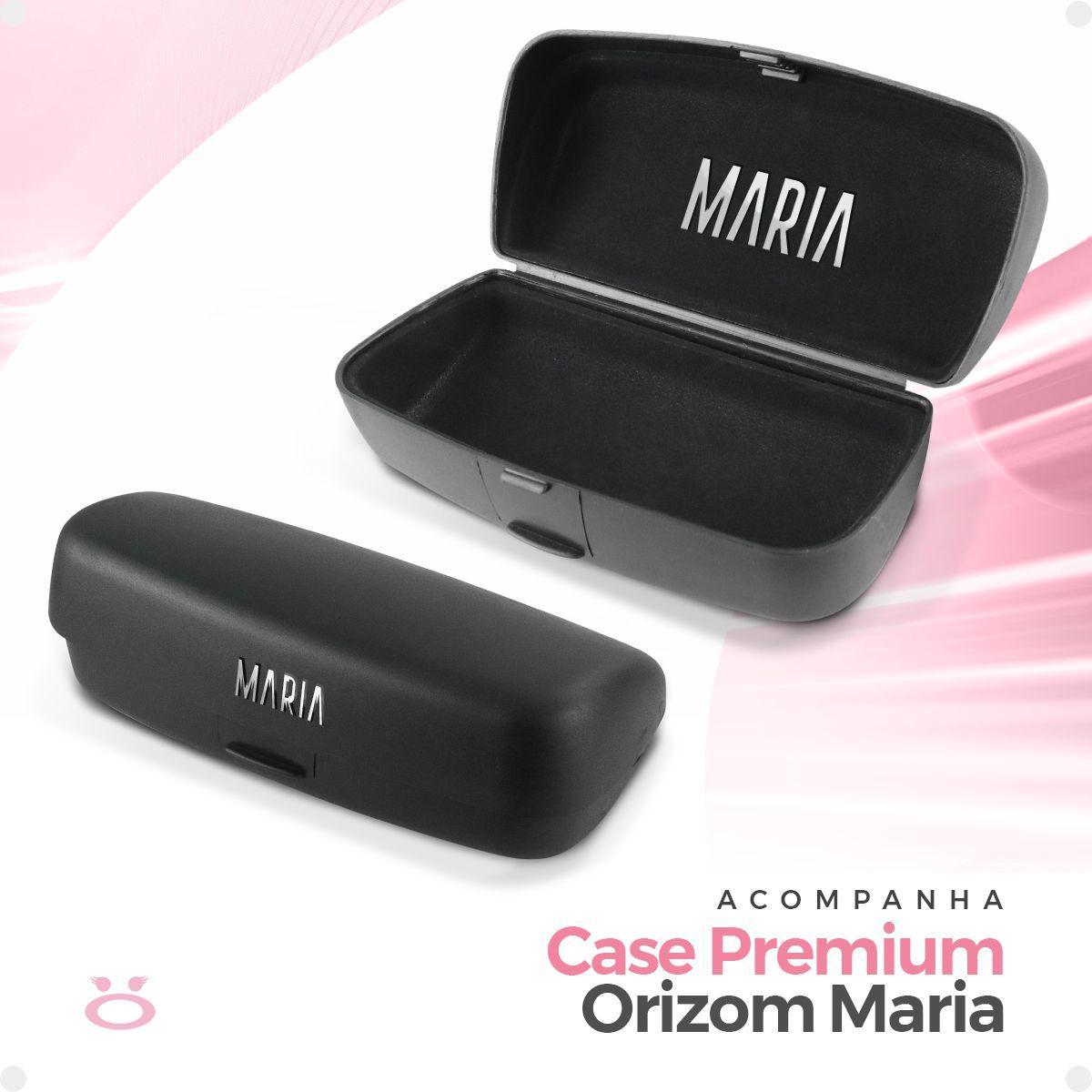 Miniatura Oculos Sol Feminino Casual Vintage Praia Proteção Uv + Case