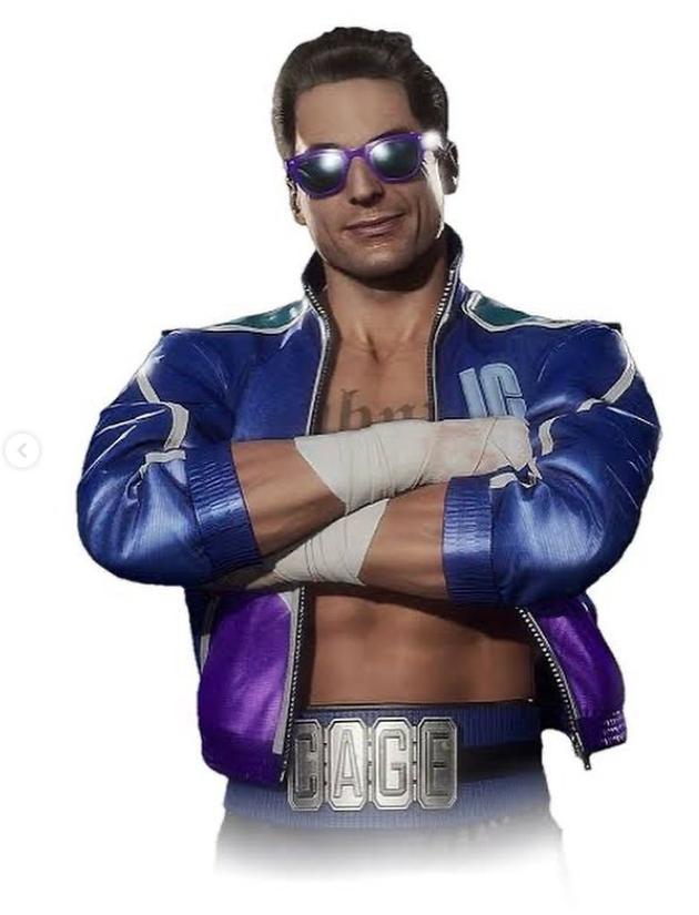 Tat. Temp. Cosplay Johnny Cage MK - Kit 2 Tat.