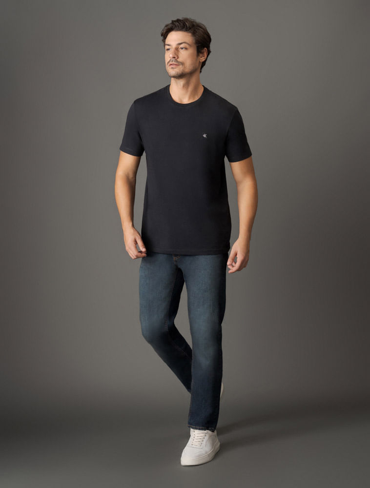Miniatura Calça Jeans Masculina Skinny Premium Wash Calvin Klein Jeans - Marinho Calça Jeans Masculina Skinny Premium Wash Calvin Klein Jeans Marinho 36