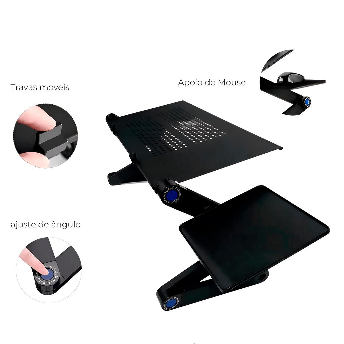 Miniatura Suporte Mesa Portátil Dobrável Para Notebook Regulável