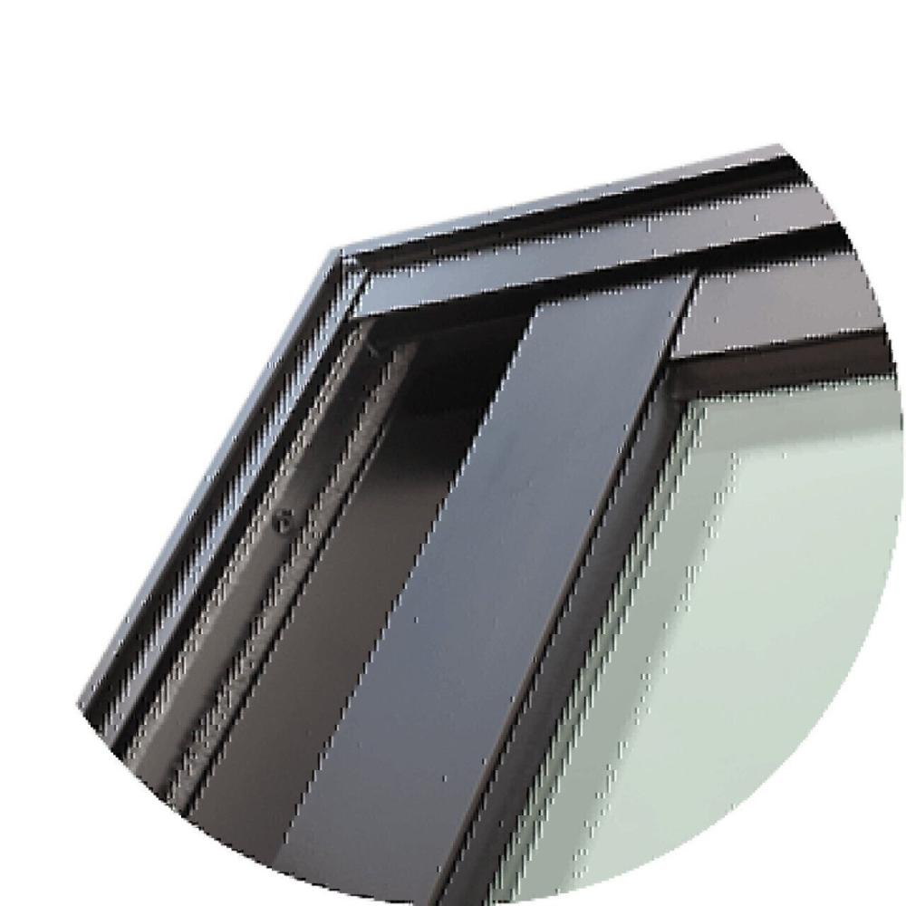 Miniatura Porta de Correr 3 Folhas 1/3 Super Vidro Reflex 210cm x 120cm Brimak Mix Preto
