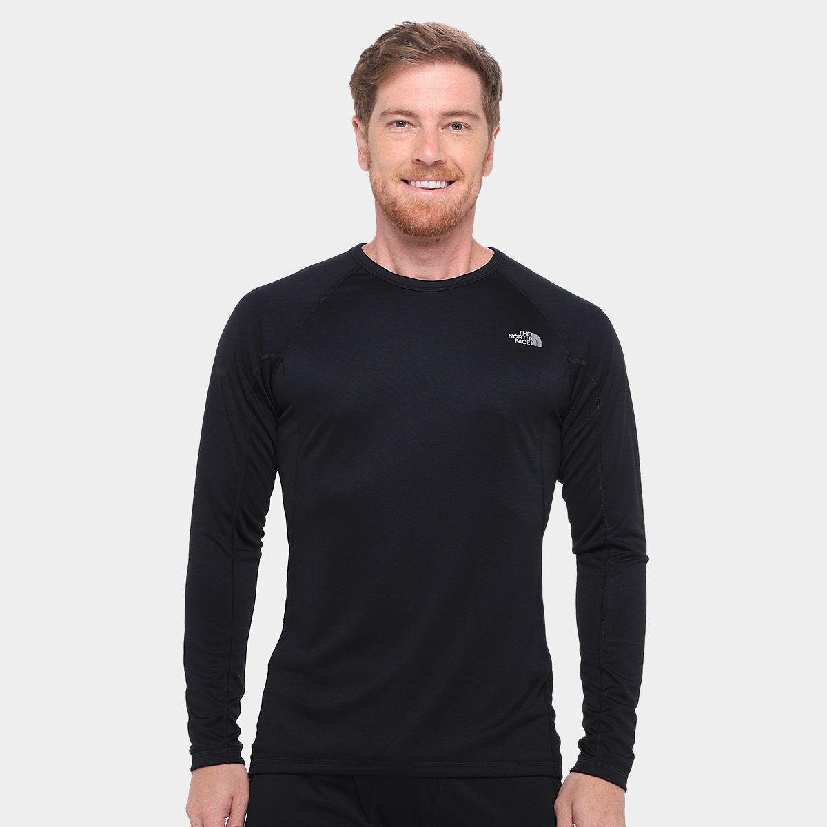 Miniatura Camiseta The North Face Manga Longa Masculina Preto - G