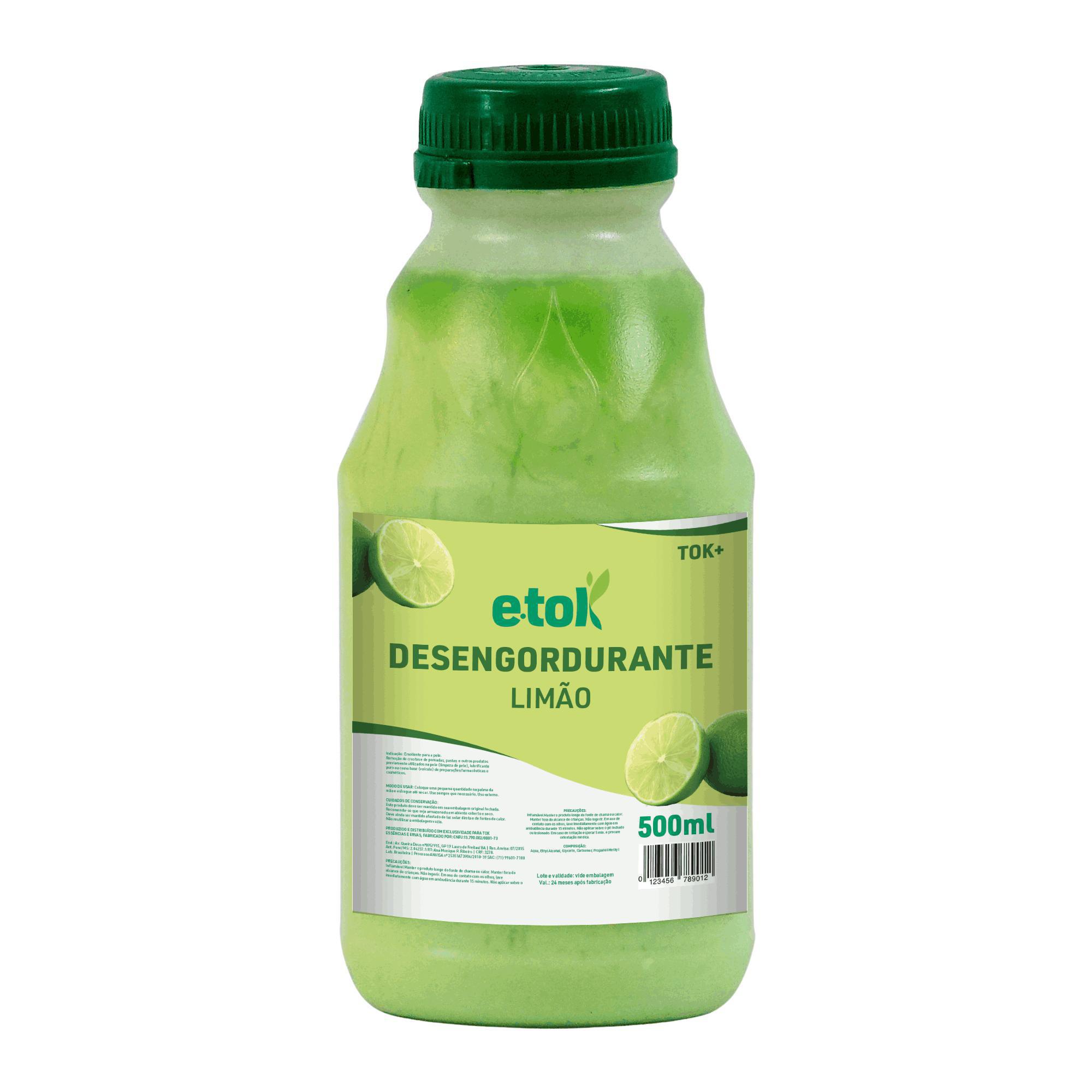 Miniatura Desengordurante Limão 500Ml Tok+