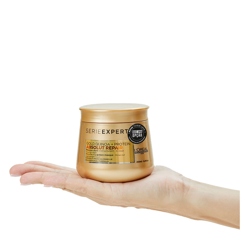 Miniatura L'Oréal Professionnel Absolut Repair Gold Quinoa + Protein - Máscara Light de Tratamento 250ml
