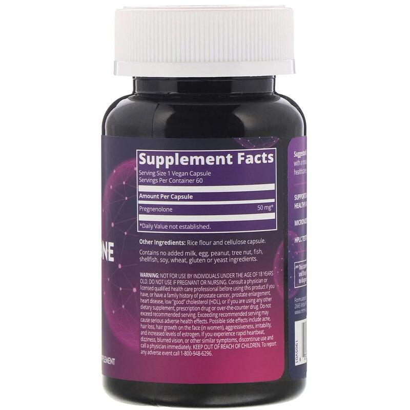 Miniatura Pregnenolone 50Mg (60 Caps) - Mrm