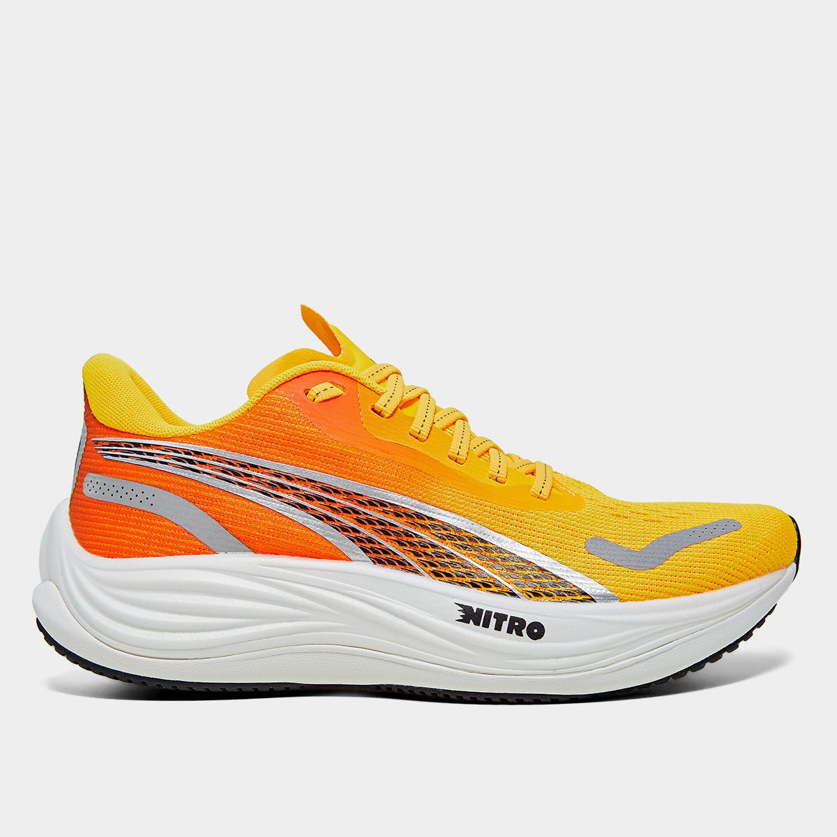 Miniatura Tênis Puma Velocity Nitro 3 Fade Masculino Laranja - 39