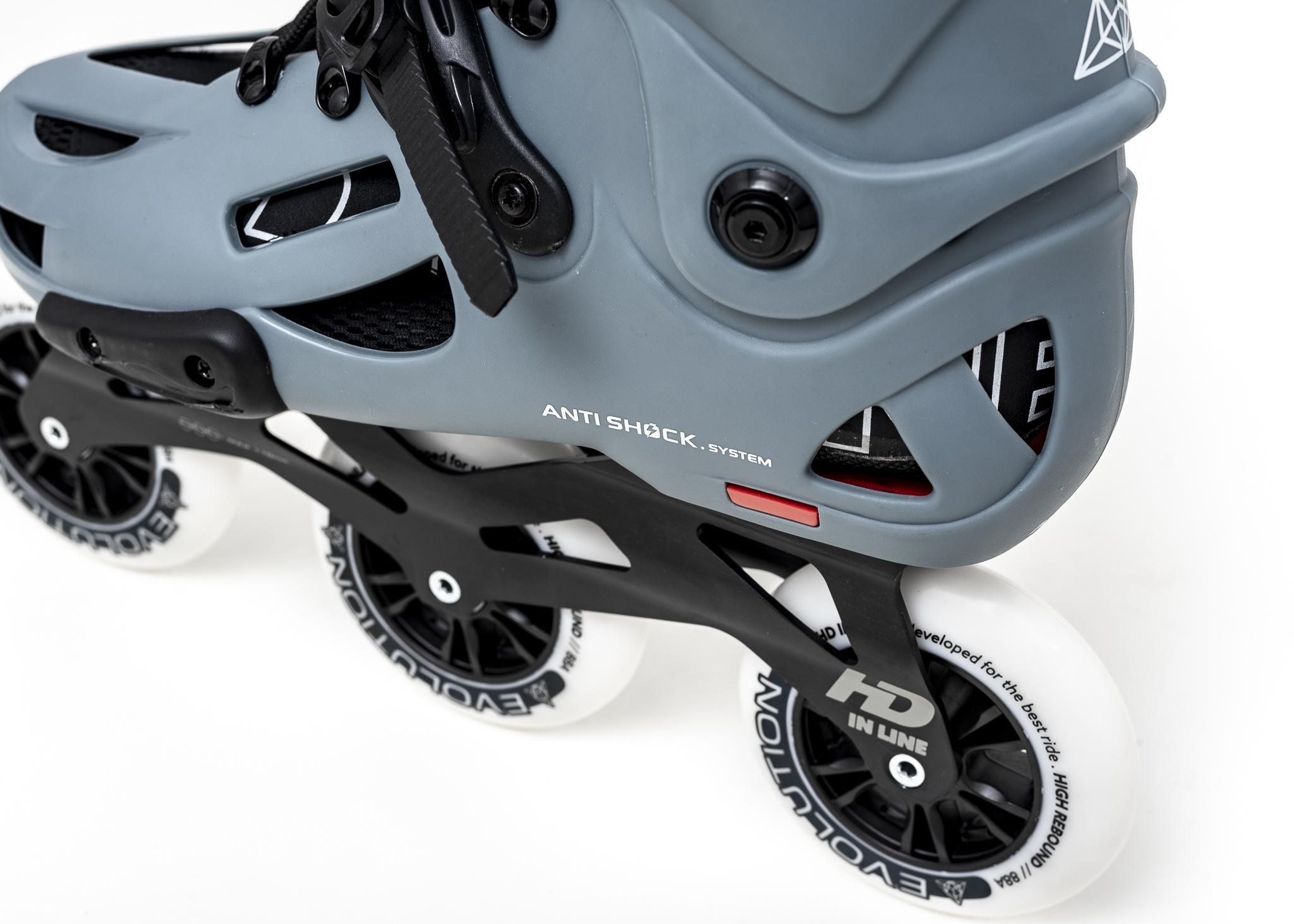 Miniatura Patins Hd Inline Evolution Ii - 3 Rodas - Cinza 44Eur (42Br)
