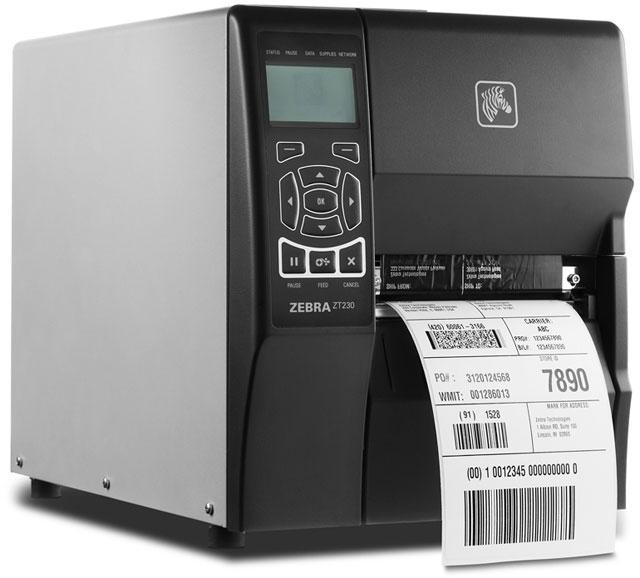 Miniatura Impressora De Código E Barras Zt230 Serial Usb Paralela