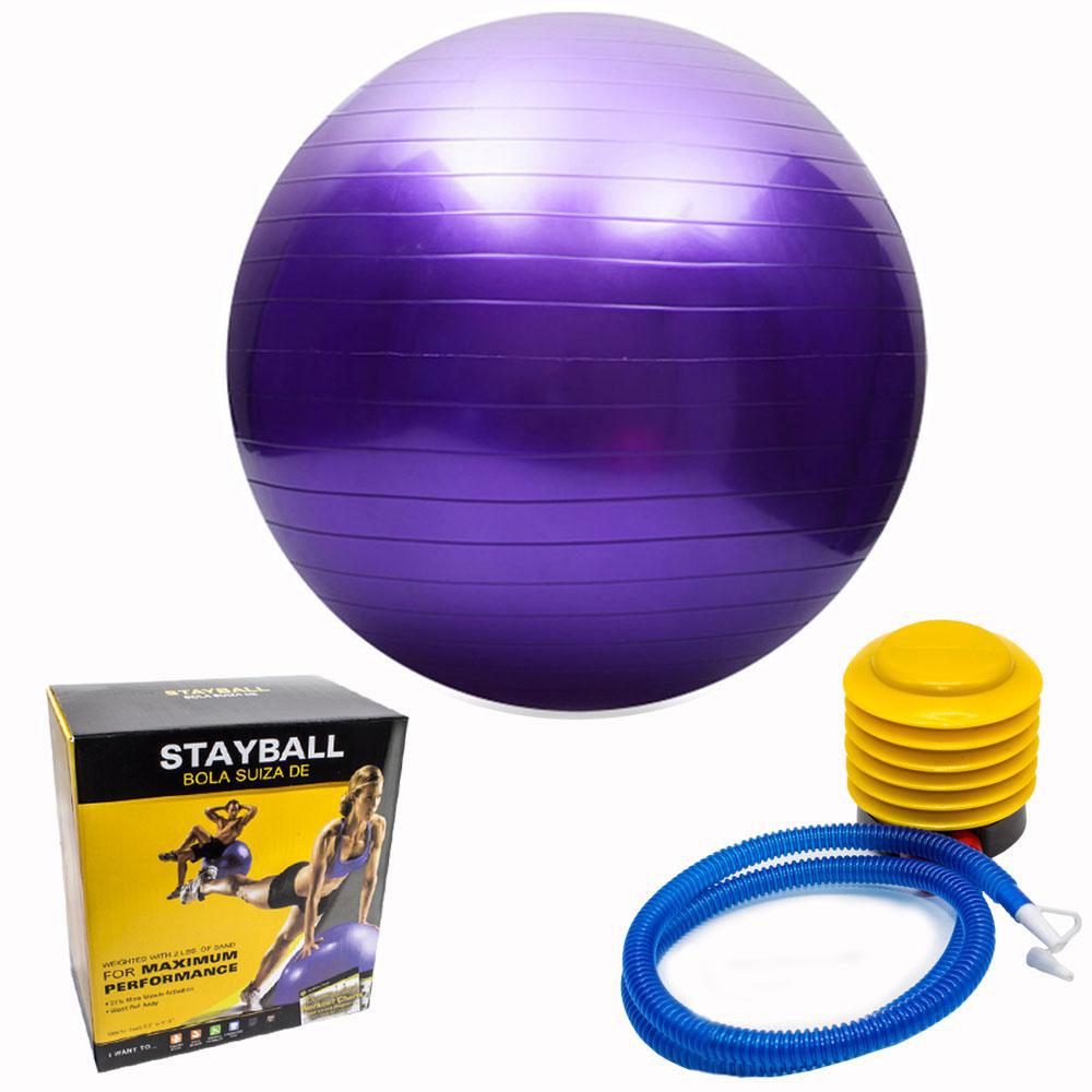 Miniatura Bola Para Exercícios Pilates 65Cm Suporta Até 150 Kg