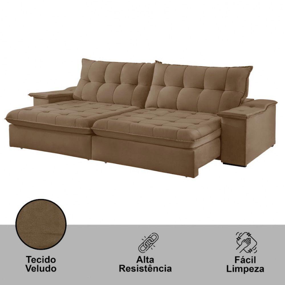 Miniatura Sofá Lua Veludo 02 Módulos 90 Cm B25cm Meu Sofá Online B016 Veludo Marrom