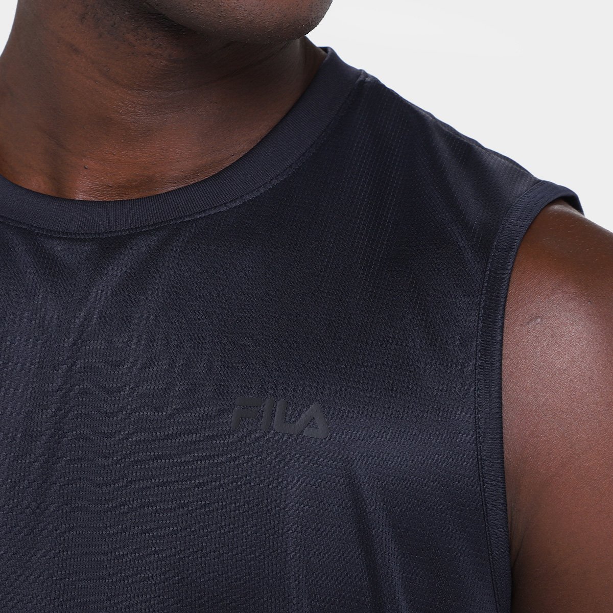 Miniatura Regata Fila Myler Masculina Preto - G