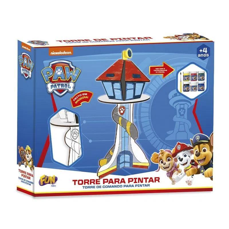 Miniatura Patrulha Canina Torre Para Pintar - Fun F0089-3