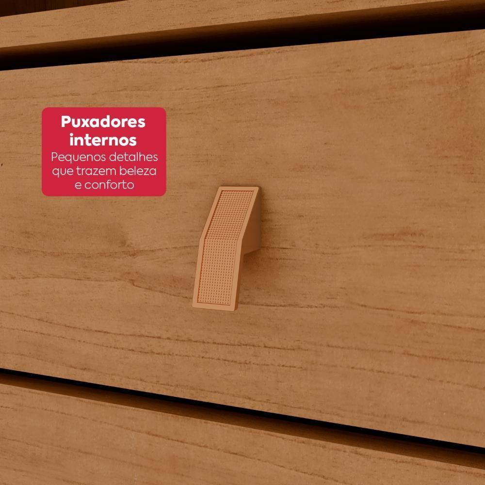 Guarda-roupa Casal 6 Portas Easy Like Amendoa Clean/salvia