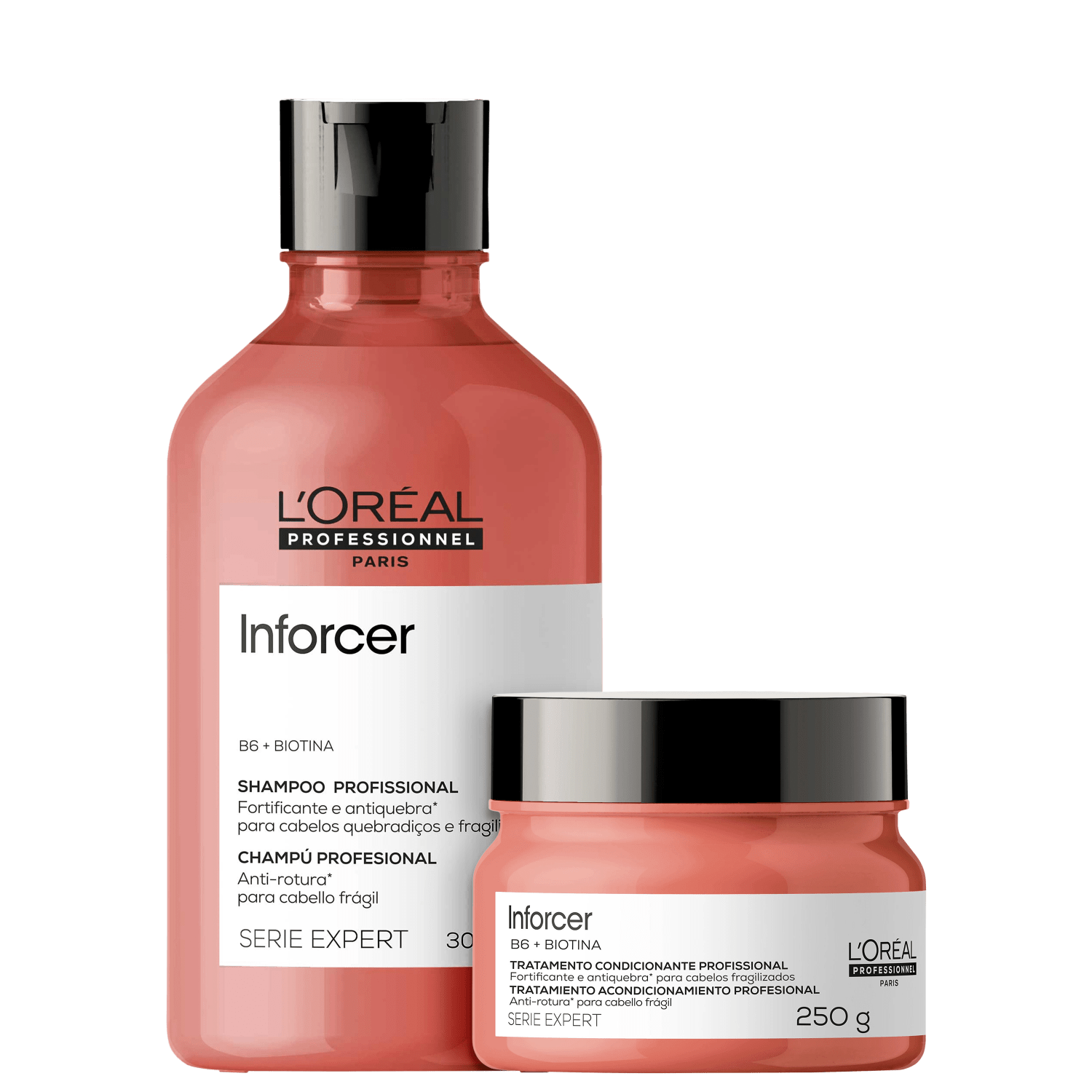 Miniatura Kit L’Oréal Professionnel Inforcer Serie Expert Treat (2 Produtos)