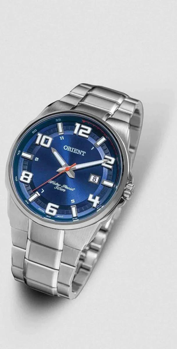 Miniatura Relógio Orient Masculino Azul Original Mbss1366 Original Azul - Relógio - Masculino - Orient - Aço - Analógico - Original